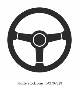 Steering wheel icon