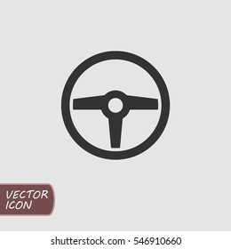 Steering wheel icon