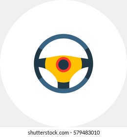 Steering wheel icon