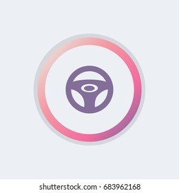 Steering wheel icon