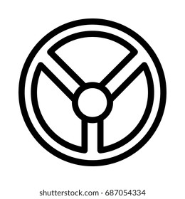 Steering wheel icon