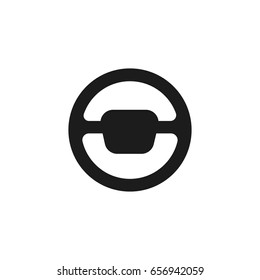 Steering wheel icon, can be used for web and mobile design