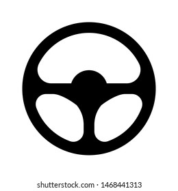 Steering wheel icon. Car and drive or driver symbol. icon Vector illustration