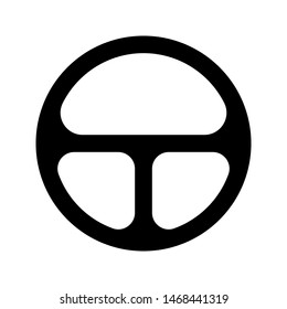 Steering wheel icon. Car and drive or driver symbol. icon Vector illustration