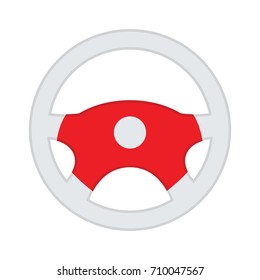 Steering wheel icon Car wheel vector icon