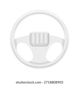 Ícone do volante. Ícone de vetor de volante de desenhos animados para web design