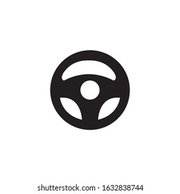 steering wheel icon design template. Trendy style, vector eps 10