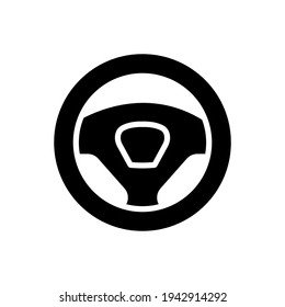 plantilla de vector de diseño de icono de volante