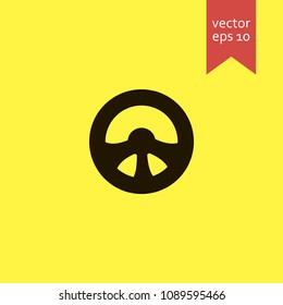 steering wheel. steering wheel icon. sign design. Vector EPS 10.