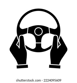 Steering wheel icon. Steering sign. vector illustration