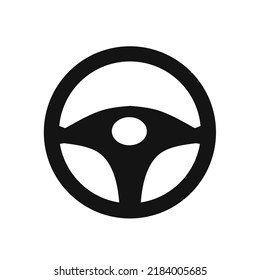 steering wheel icon with simple design