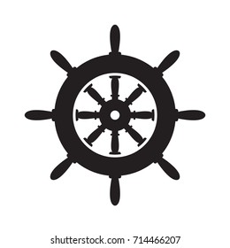 steering wheel icon vector