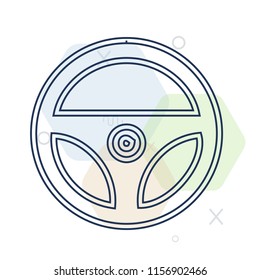 Steering wheel icon vector can be used as png, Steering wheel