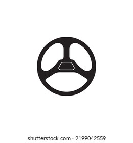 steering wheel icon vector illustration symbol design