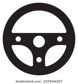 steering wheel icon vector template illustration logo design