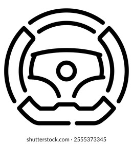 Steering Wheel icon for web, app, infographic, etc