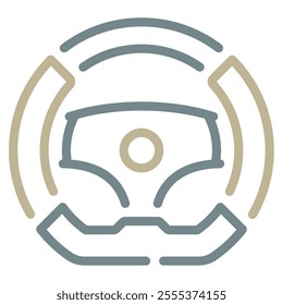 Steering Wheel icon for web, app, infographic, etc