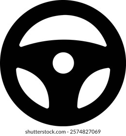 steering wheel icon.Car,automobile steering wheel or driving wheel flat icon for apps and websites.steering wheel icon or logo isolated sign symbol vector illustration,isolated on white background.