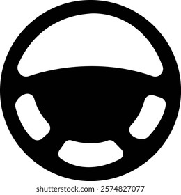 steering wheel icon.Car,automobile steering wheel or driving wheel flat icon for apps and websites.steering wheel icon or logo isolated sign symbol vector illustration,isolated on white background.