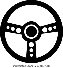 steering wheel icon.Car,automobile steering wheel or driving wheel flat icon for apps and websites.steering wheel icon or logo isolated sign symbol vector illustration,isolated on white background.