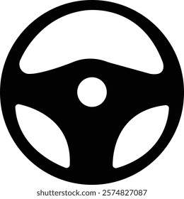 steering wheel icon.Car,automobile steering wheel or driving wheel flat icon for apps and websites.steering wheel icon or logo isolated sign symbol vector illustration,isolated on white background.