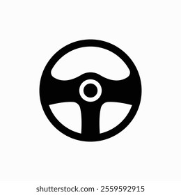 Steering Wheel Icons, steering is a symbol of artificial intelligence. wheel car logo templates flat vector icon from steering wheel, steer sign . driving symbol . auto