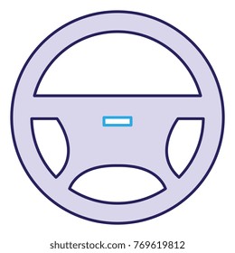 steering wheel isolated icon