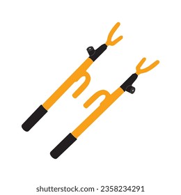 Diseño de símbolo de la ilustración del icono de bloqueo de la rueda de dirección
