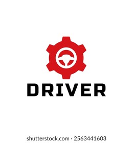 Steering wheel logo. Automobile steer wheel illustration on white background