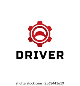 Steering wheel logo. Automobile steer wheel illustration on white background