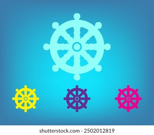 Icono de Vector marino del volante