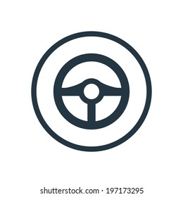steering wheel symbol