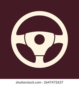 Steering wheel trendy vector art design superb amazing colorful useful illustration.eps