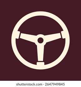Steering wheel trendy vector art design pleasant amazing colorful useful illustration.eps