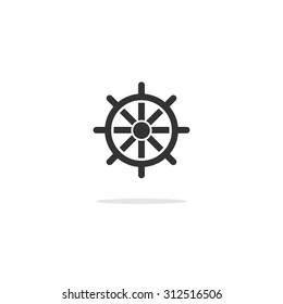 Steering Wheel Vector Icon