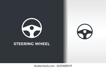 Steering Wheel Vector, Icon Or Logo Sign Isolated Symbol Illustration