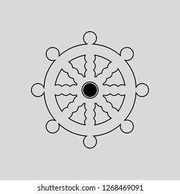 steering wheel vector icons