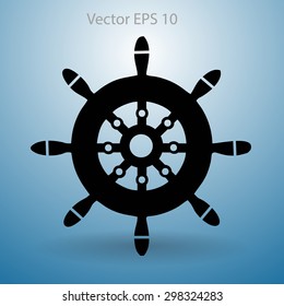 Steering wheel vector illustration