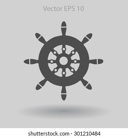 Steering wheel vector illustration