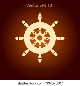 Steering wheel vector illustration