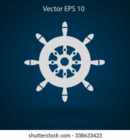 Steering wheel vector illustration