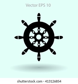 Steering wheel vector illustration