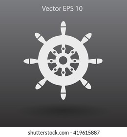 Steering wheel vector illustration