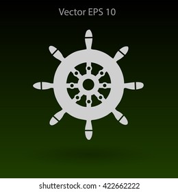 Steering wheel vector illustration