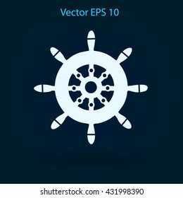 Steering wheel vector illustration