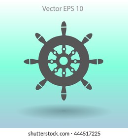 Steering wheel vector illustration