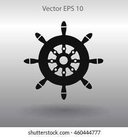 Steering wheel vector illustration