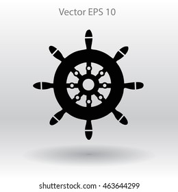 Steering wheel vector illustration