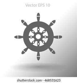 Steering wheel vector illustration