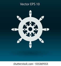 Steering wheel vector illustration